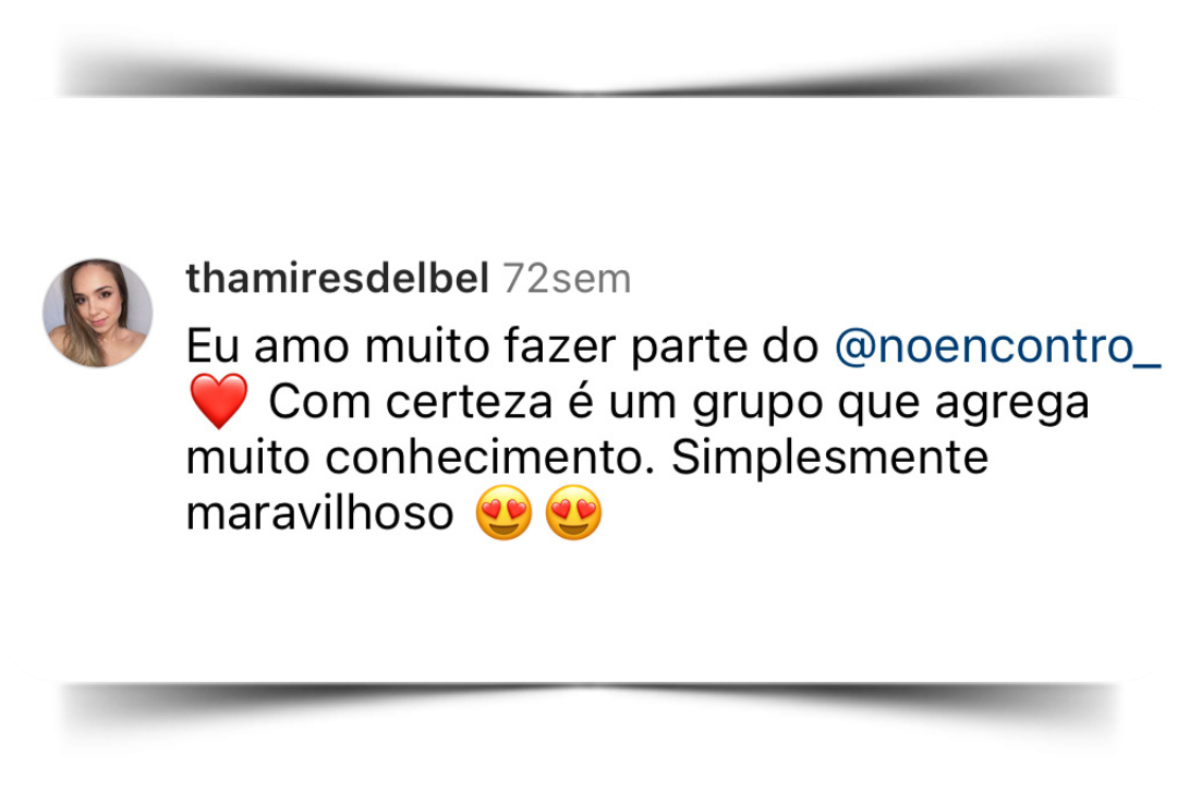 Depoimento de aluno